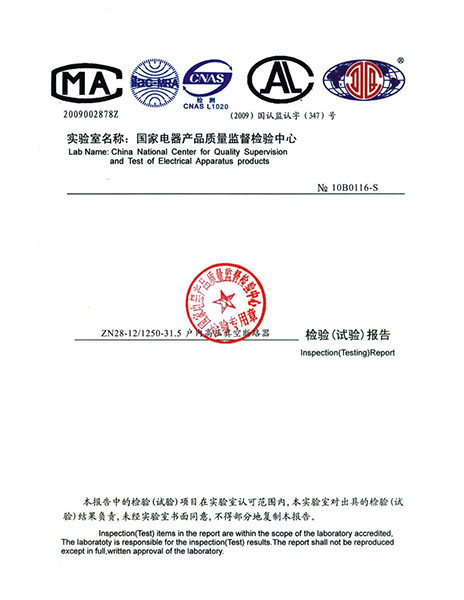 檢驗(yàn)報(bào)告